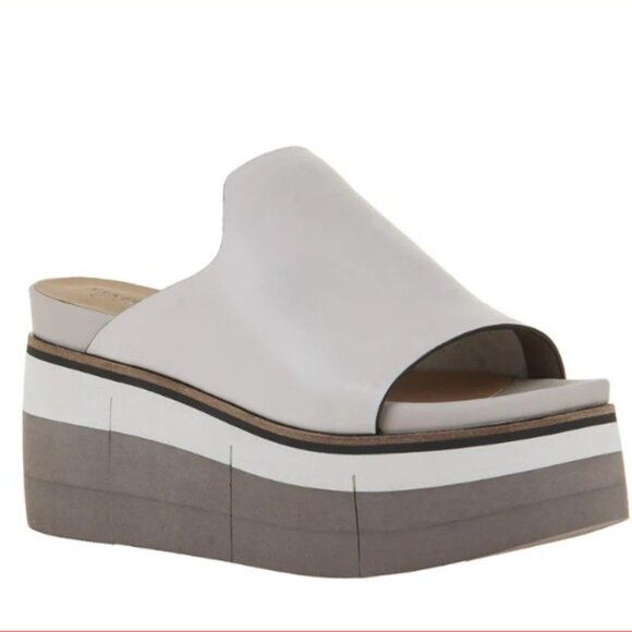 NAKED FEET - FLOW in MIST Heeled Sandals - Size 8 - Picture 1 of 7